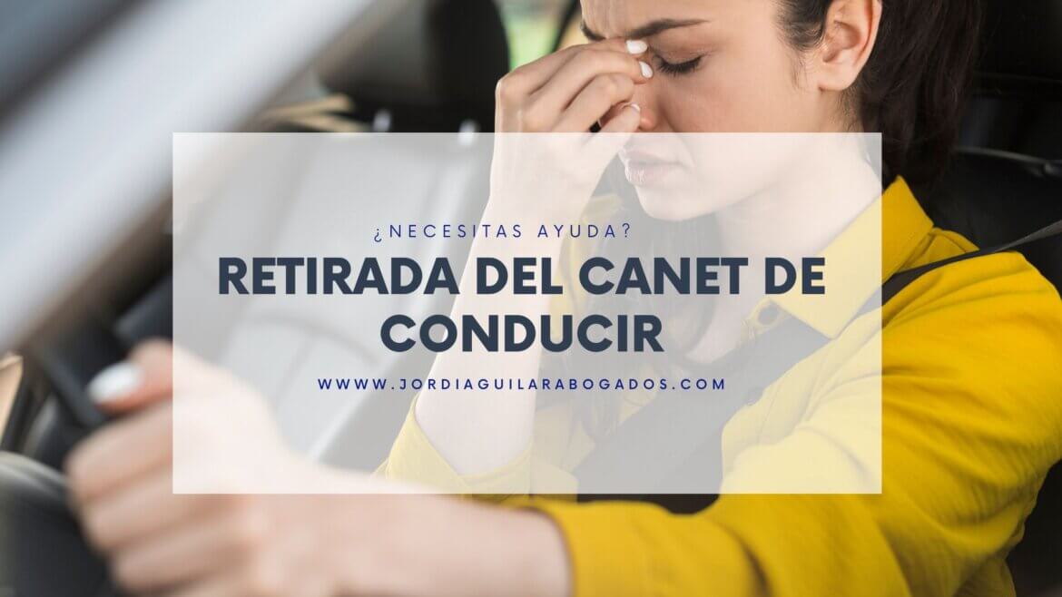 Retirada del carnet de conducir